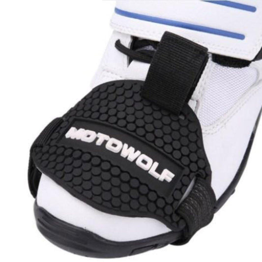 Motowolf Gear Shift Shoe Pad, TPU Soft Rubber, Black - American Legend Rider