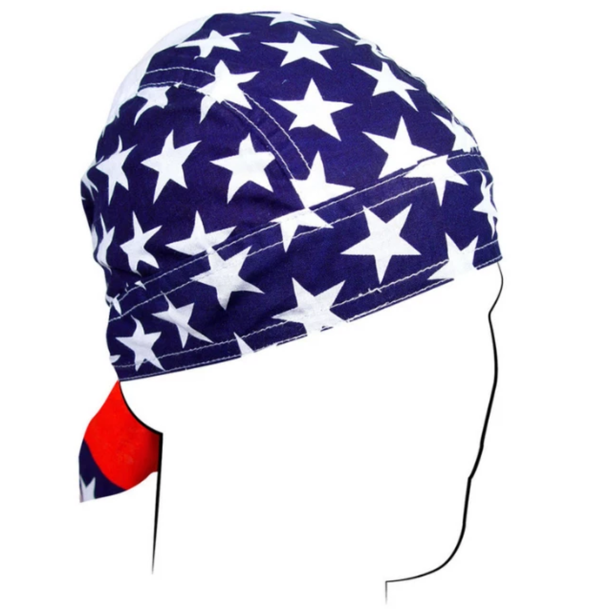 Daniel Smart Sectioned American Flag Headwrap - American Legend Rider