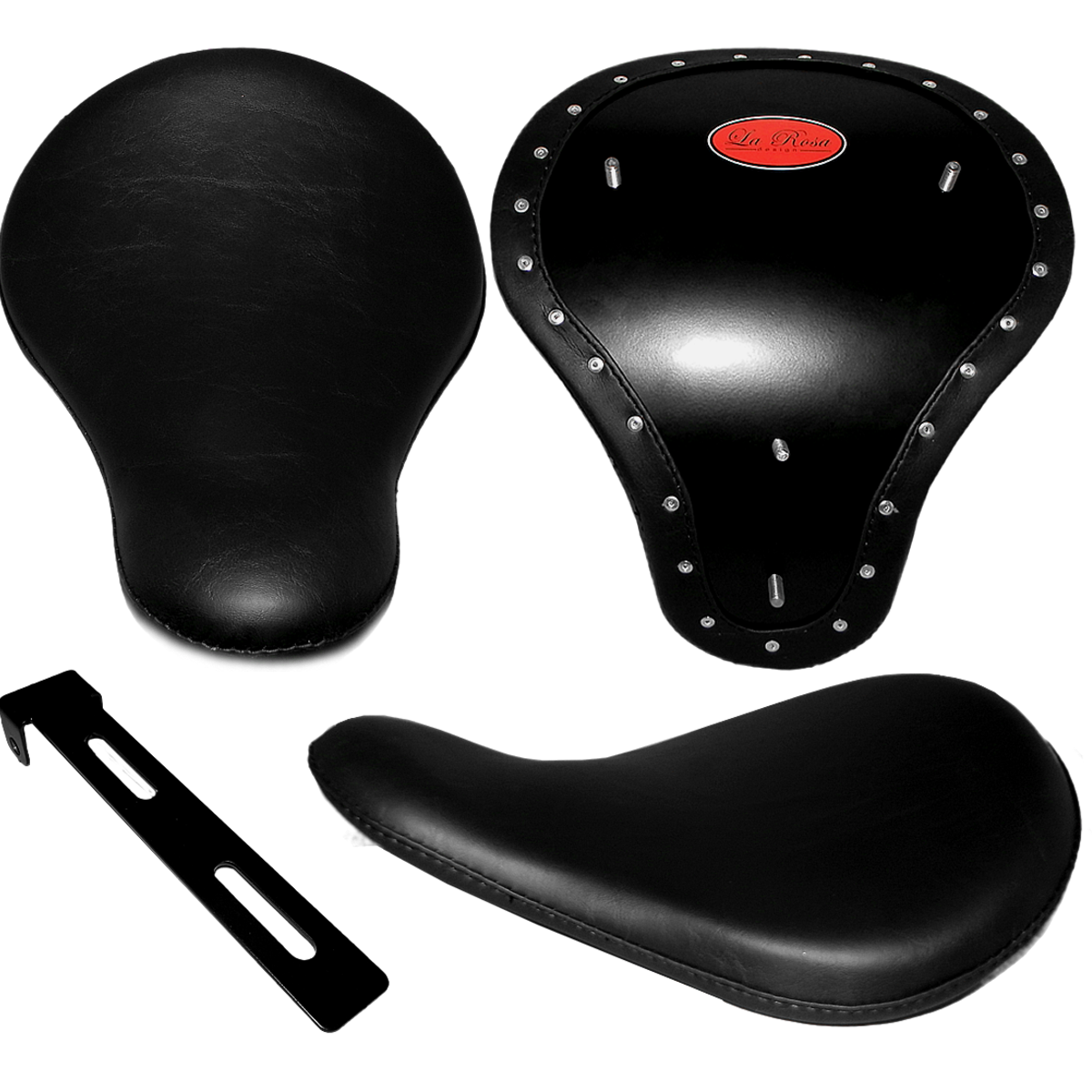 La Rosa 16" Chopper Bobber Eliminator Solo Seat Plain