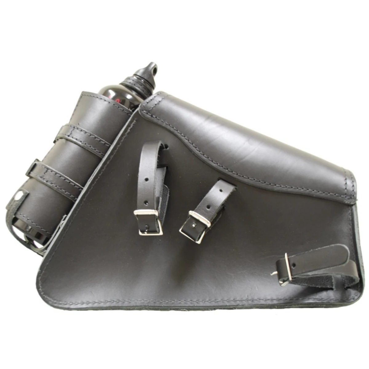 La Rosa Harley-Davidson sportster swingarm bag with Spare Fuel Bottle - American Legend Rider