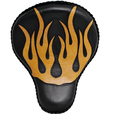 La Rosa 16" Solo Seat Inlay Flames