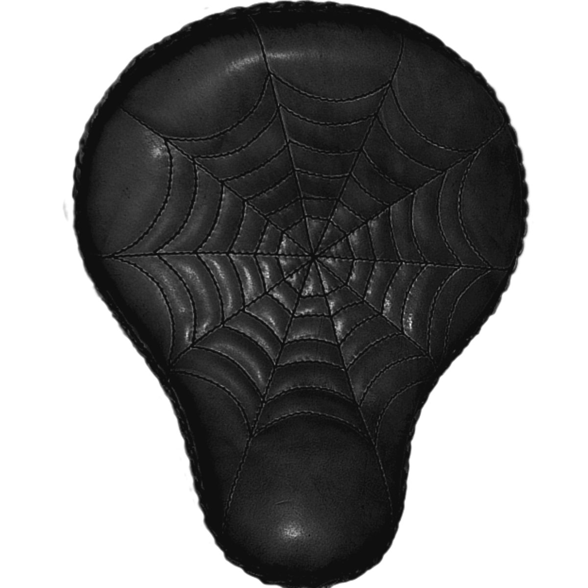 La Rosa 16" Cross Bones Solo Seat Spider Web