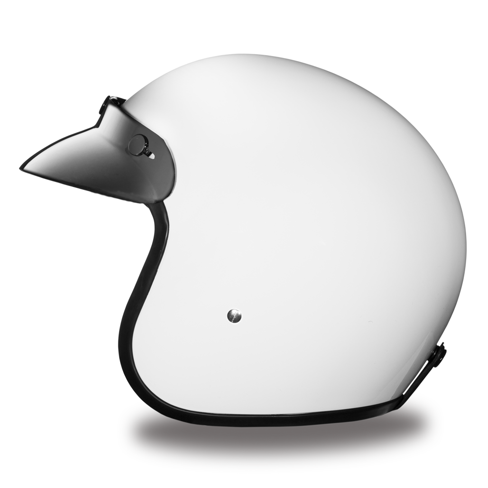 Daytona D.O.T Cruiser Hi-Gloss White Helmet - American Legend Rider