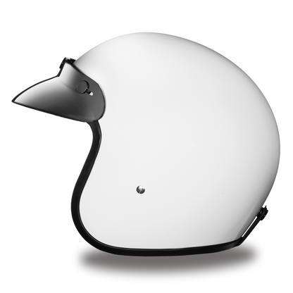 Daytona D.O.T Cruiser Hi-Gloss White Helmet - American Legend Rider