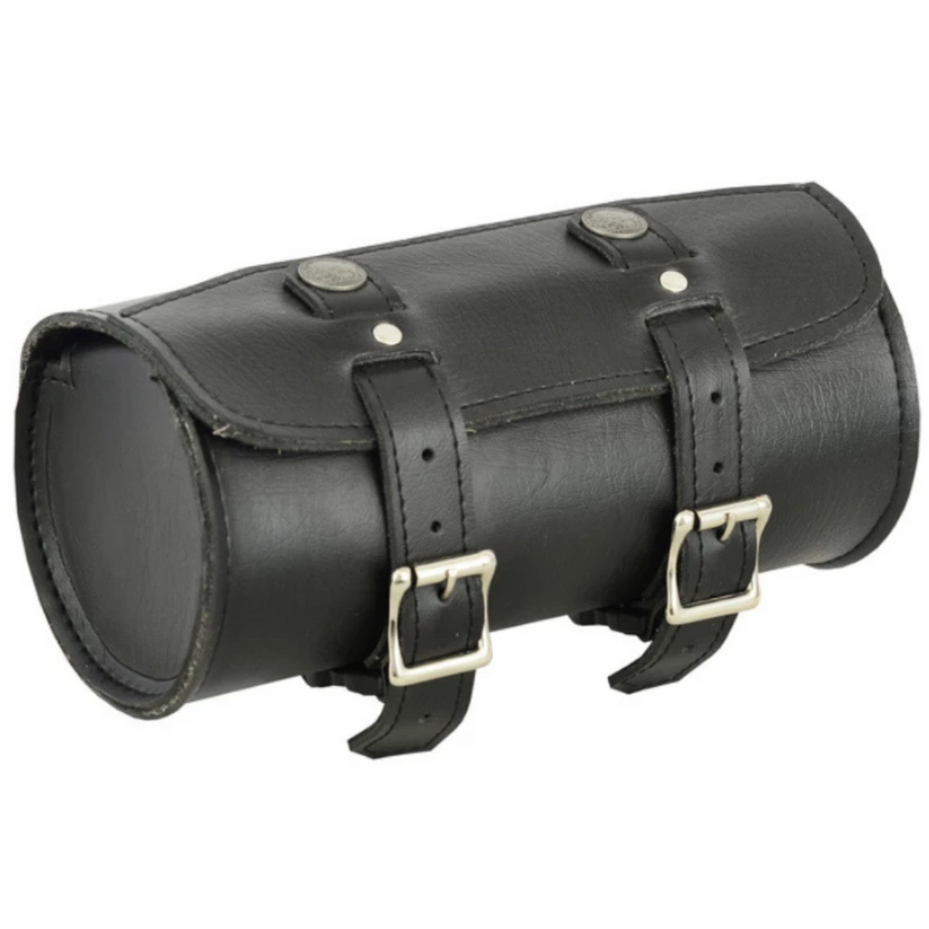 Daniel Smart Small Leather Round Tool Bag