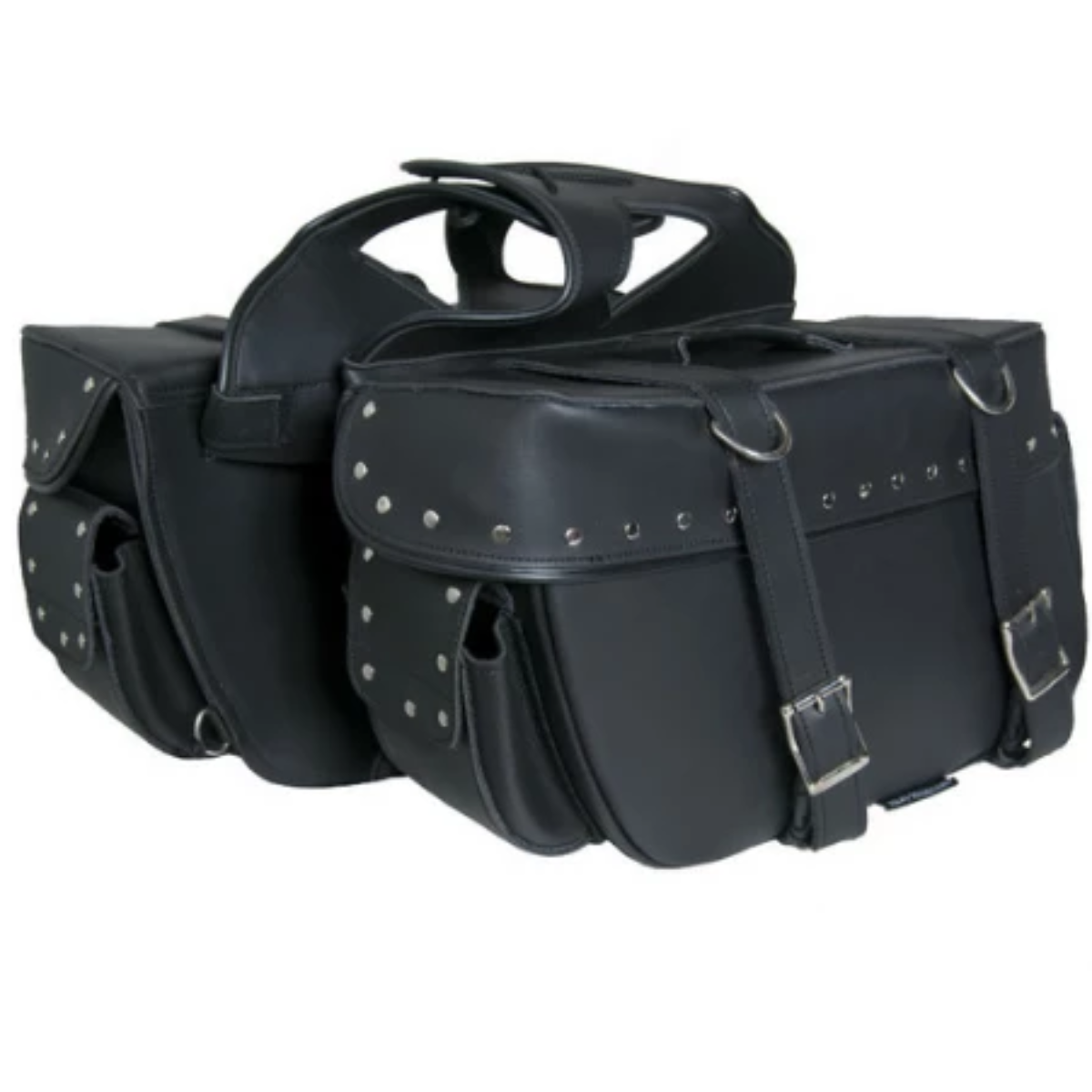 Daniel Smart Two Strap Saddle Bag with Studs - American Legend Rider