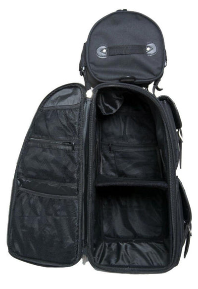 Daniel Smart Touring Sissy Bar Bag with Studs - American Legend Rider