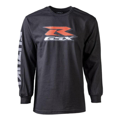 Factory Effex Men's Suzuki GSX-R Long Sleeve Shirt, Black - American Legend Rider