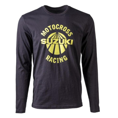 Factory Effex Men's Suzuki Vet Long Sleeve Shirt, Black - American Legend Rider