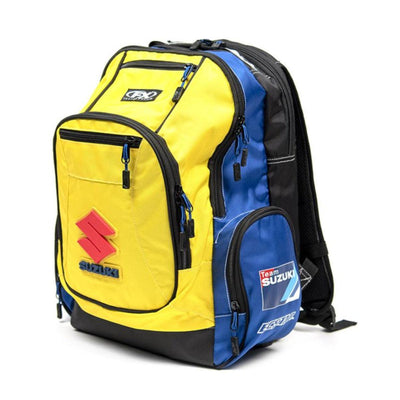 Factory Effex Suzuki Backpack Premium, Yellow/Blue - American Legend Rider