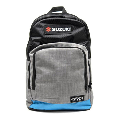 Factory Effex Suzuki Standard Backpack, Gray/Blue - American Legend Rider