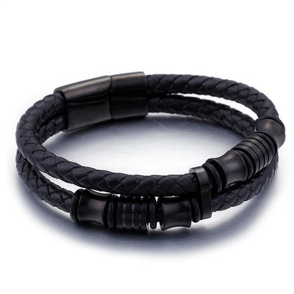 Double-Row Braided Bracelet - American Legend Rider