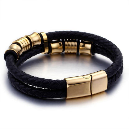 Double-Row Braided Bracelet - American Legend Rider