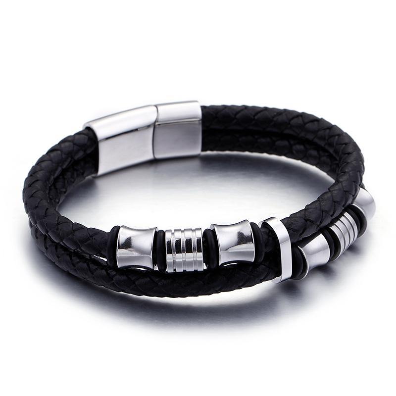 Double-Row Braided Bracelet - 10% Off! | American Legend Rider