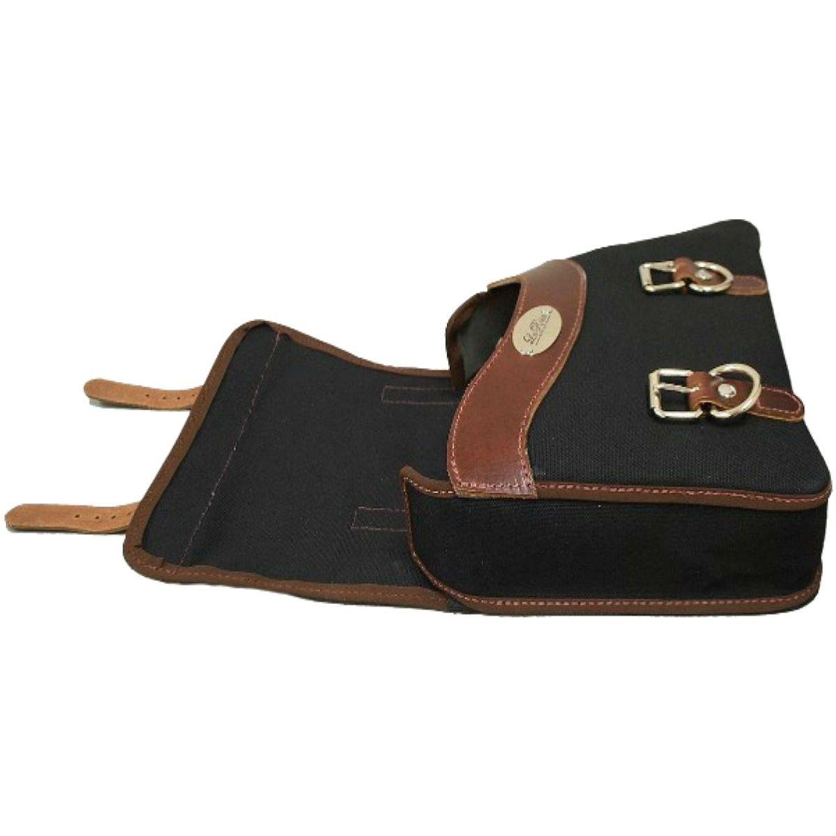 La Rosa Harley XL Sportster Canvas Solo Saddle Bag - American Legend Rider