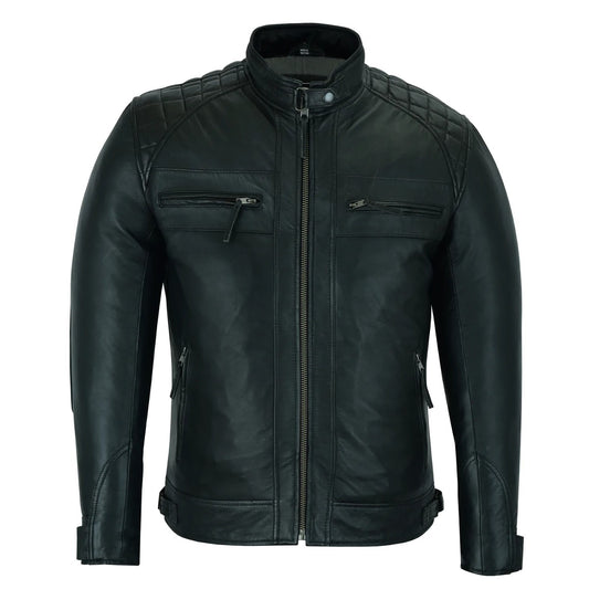 Vance Cafe Racer Gatsby Leather Jacket