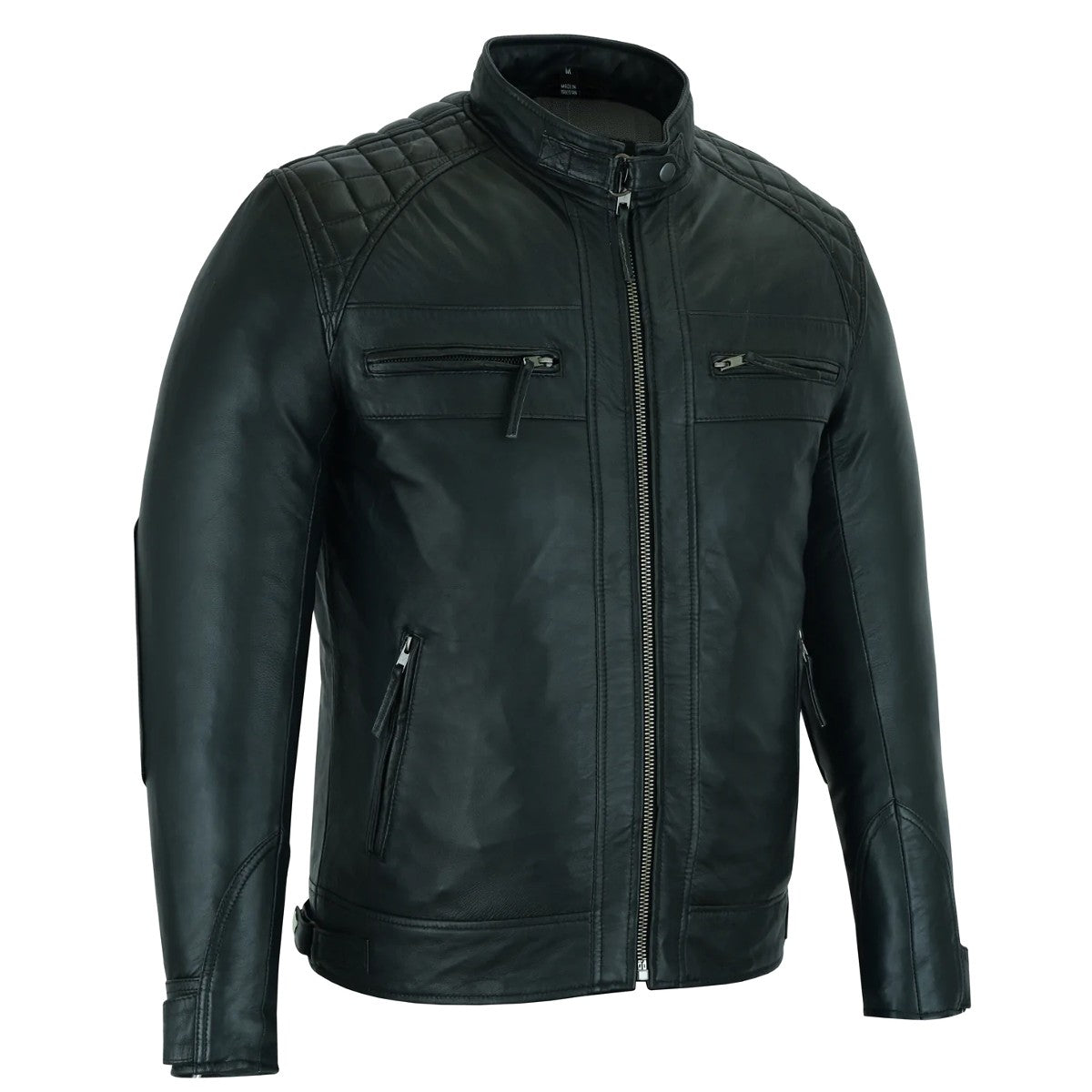 Vance Cafe Racer Gatsby Leather Jacket