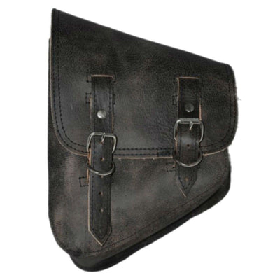 La Rosa All Softail Models Rustic Leather Bag with Inside Tool Pouches - American Legend Rider