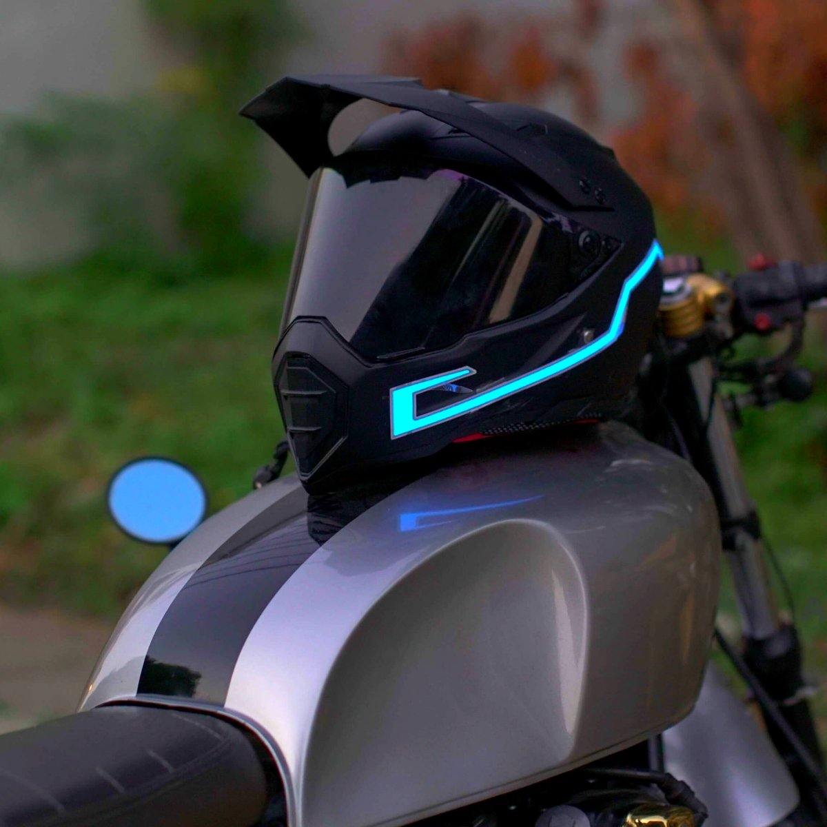 LED Motorcycle Helmet Strip, 15 x 1.4 in - American Legend Rider