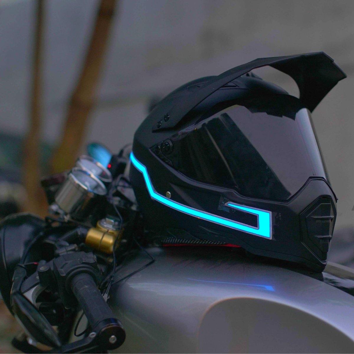 LED Motorcycle Helmet Strip, 15 x 1.4 in - American Legend Rider
