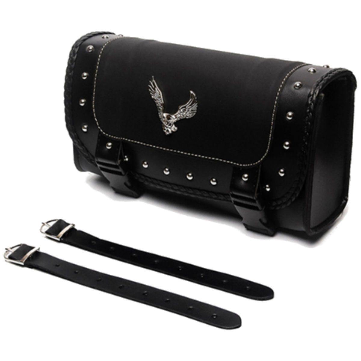 Motorcycle Eagle Emblem Saddle Bag | American Legend Rider