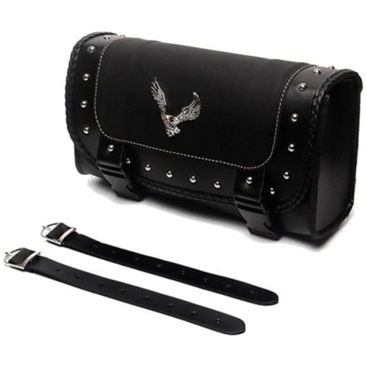 Motorcycle Eagle Emblem Saddle Bag - American Legend Rider