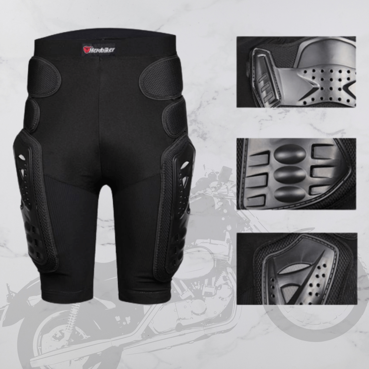 HEROBIKER Motorcycle Protective Gear Armor Pants Hip Racing Riding Tool  Unisex
