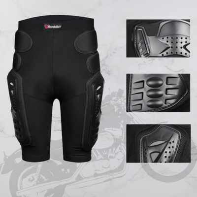 A pair of durable Cool Motorcycle Body Armor Set with built-in knee pads for added safety.