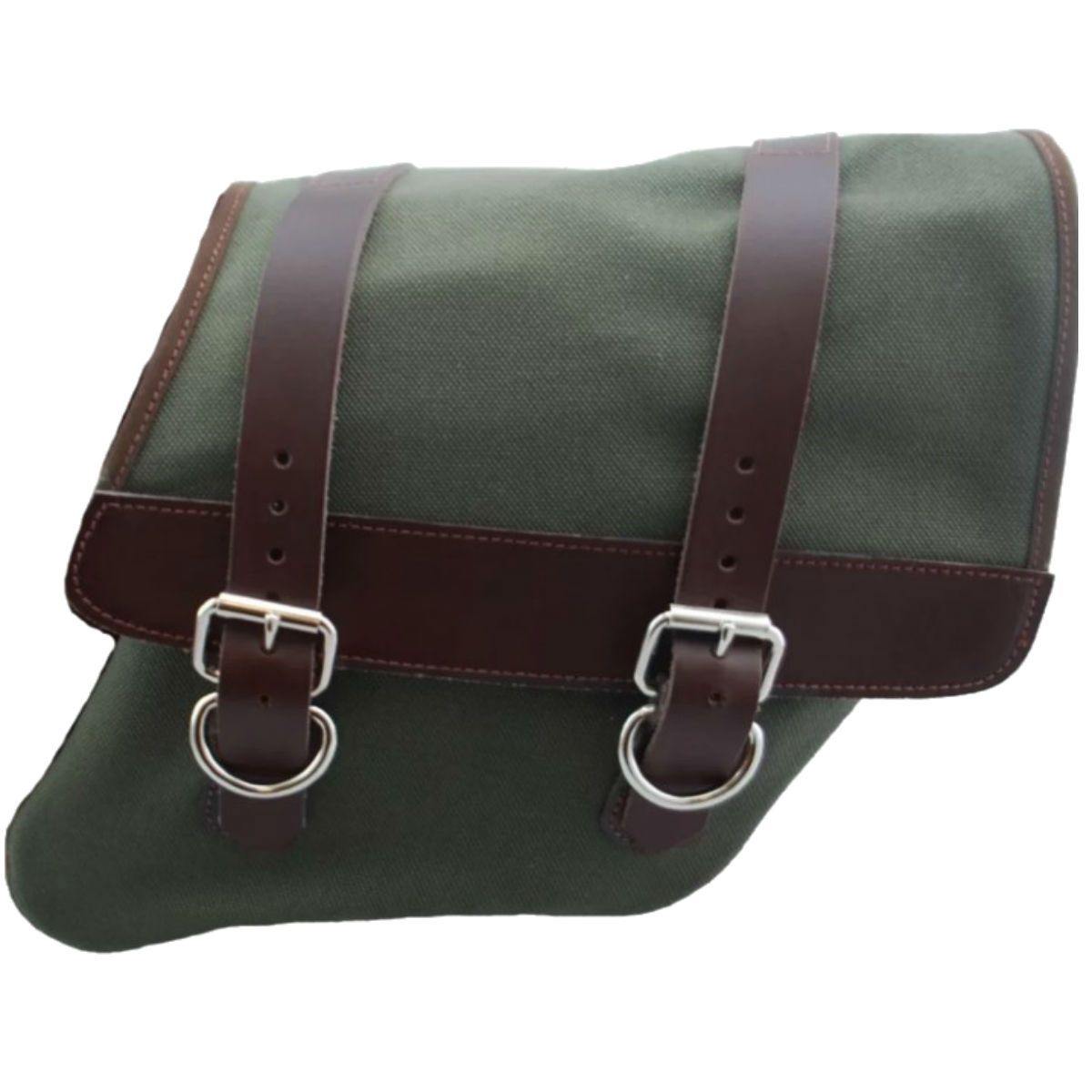 La Rosa HD Dyna Canvas Saddle Bag - American Legend Rider