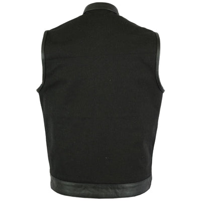 Daniel Smart Textile Concealment Vest with Leather Trim - American Legend Rider