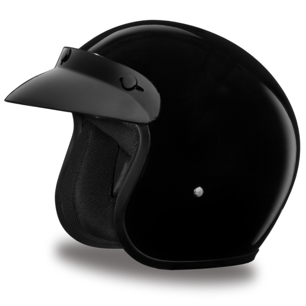 Daytona D.O.T Cruiser Hi-Gloss Black Helmet - American Legend Rider