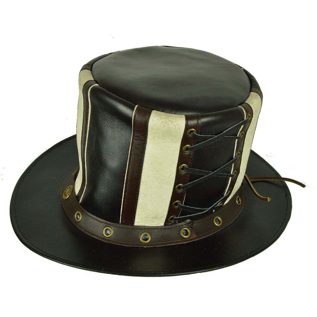Vance Leather Steampunk Victorian Stove Pipe Top Hat