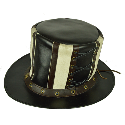 Vance Leather Steampunk Victorian Stove Pipe Top Hat