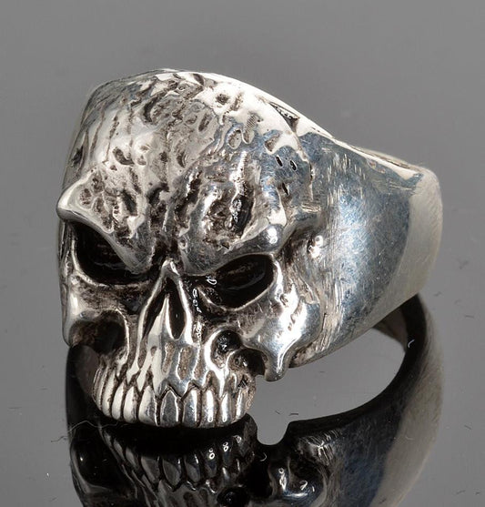 Vance Stainless Steel Men's Fear No Evil Skull Ring