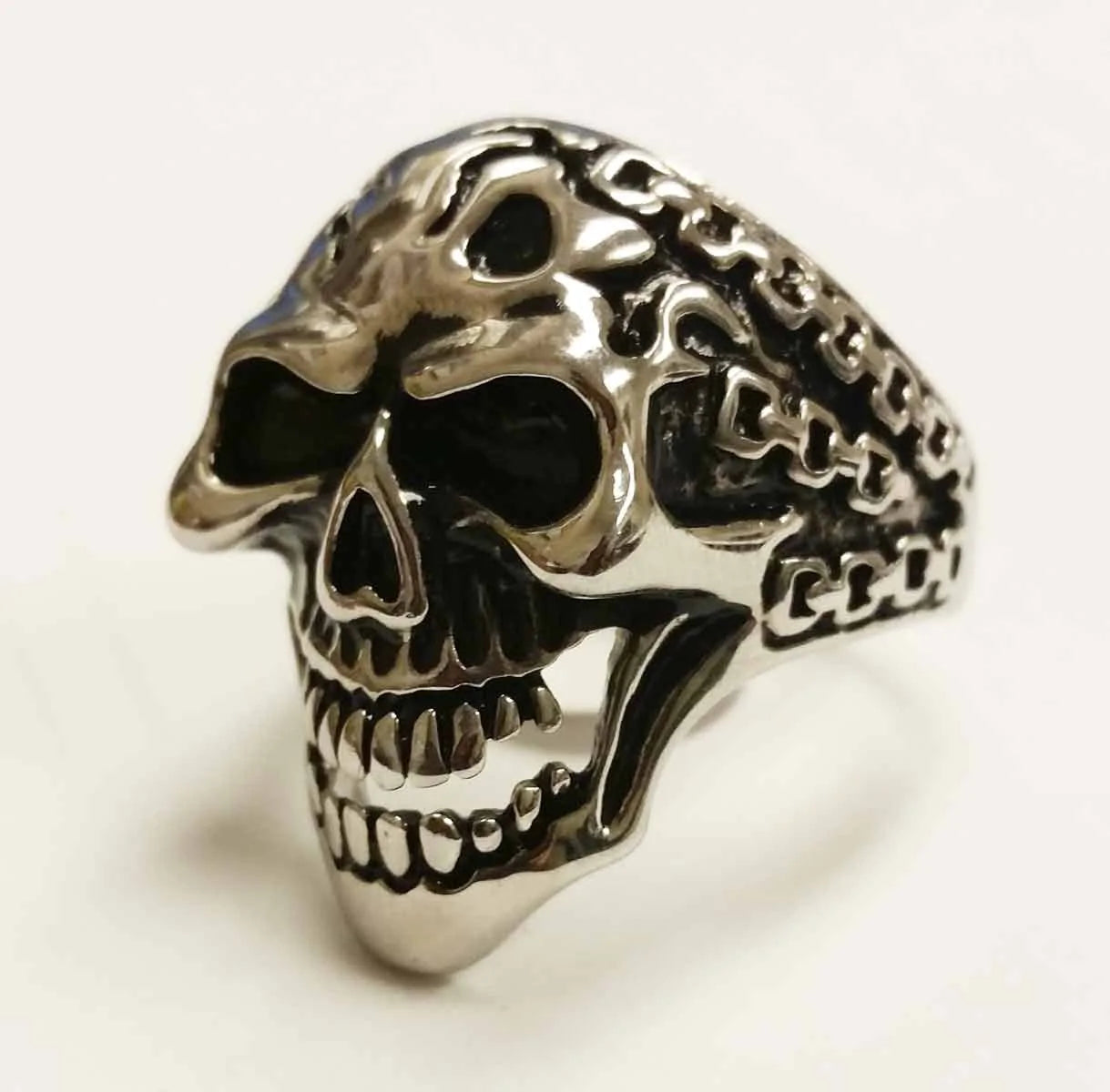 Vance Stainless Steel Men's Demon In Chains Ring