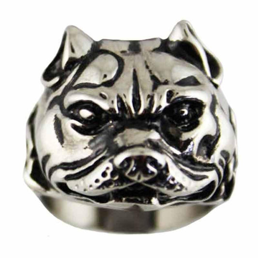 Vance Stainless Steel Men's Pit Bull Ring