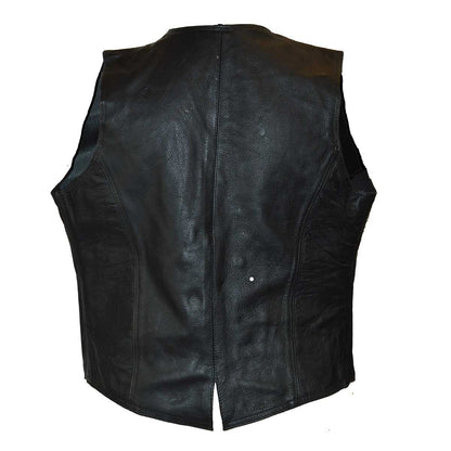 Vance Leather Ladies Plain Side Vest with Gun Pockets