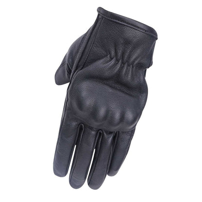 Vance Ladies Armored Knuckle Leather Riding Gloves