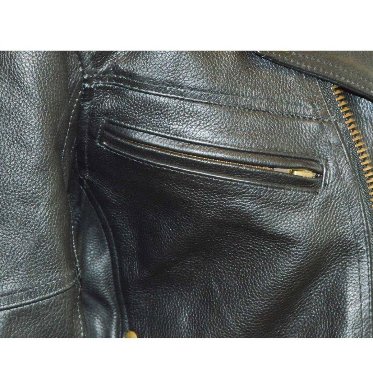 Vance Leather Men's Pistol Pete Jacket Premium Leather / Lower Padded Back