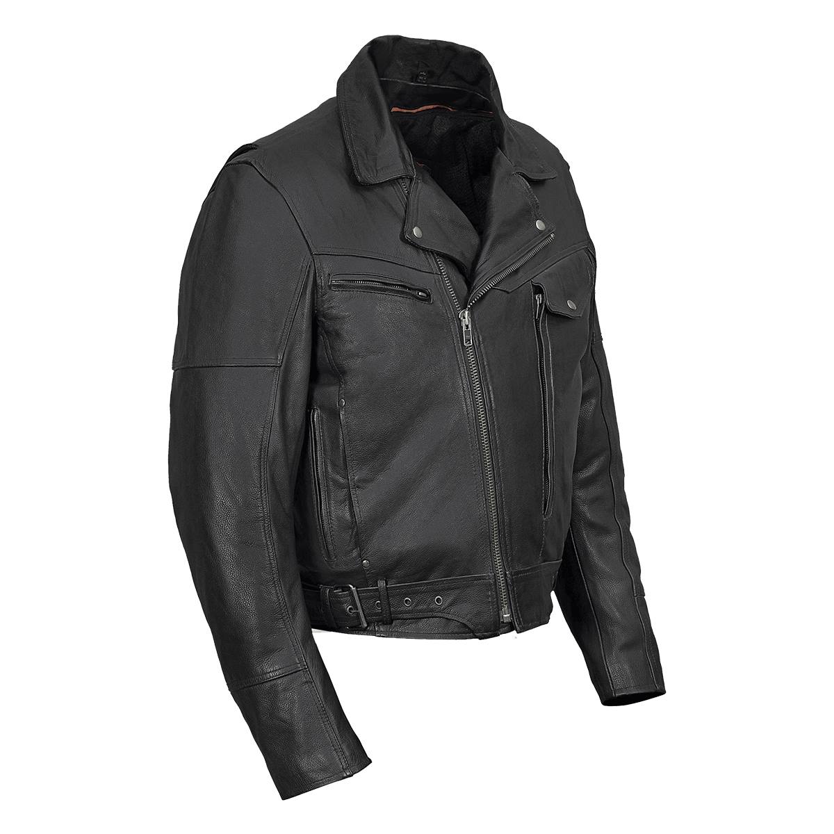 Vance Leather Men's Pistol Pete Jacket Premium Leather / Lower Padded Back