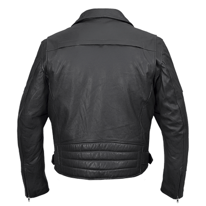 Vance Leather Men's Pistol Pete Jacket Premium Leather / Lower Padded Back