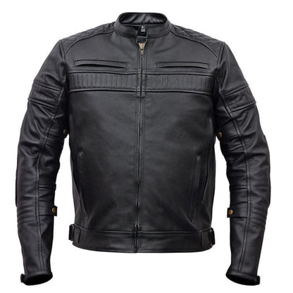 Vance Leather Men's Padded / Vented Scooter Jacket