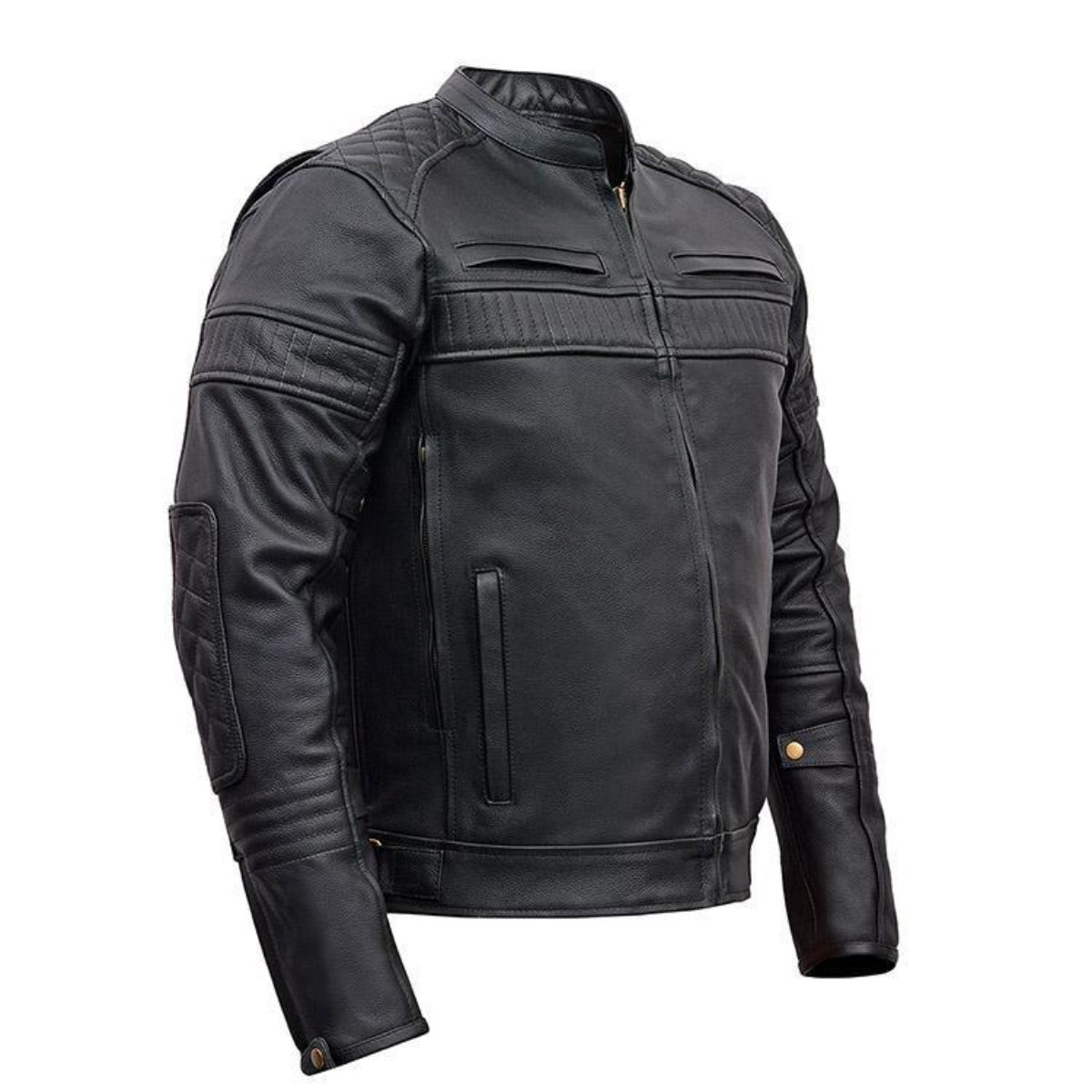Vance Leather Men's Padded / Vented Scooter Jacket