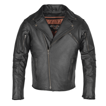 Vance Leather Goatskin Lightweight MCJ with Dual Gun Pockets & Zip out Liner