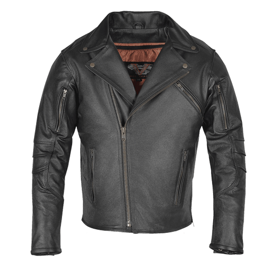 Vance Leather Goatskin Lightweight MCJ with Dual Gun Pockets & Zip out Liner