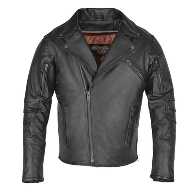 Vance Leather Goatskin Lightweight MCJ with Dual Gun Pockets & Zip out Liner