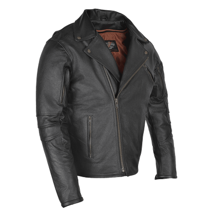 Vance Leather Goatskin Lightweight MCJ with Dual Gun Pockets & Zip out Liner