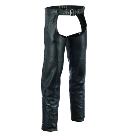 Vance Leather Levi Style Pocket Premium Leather Chaps