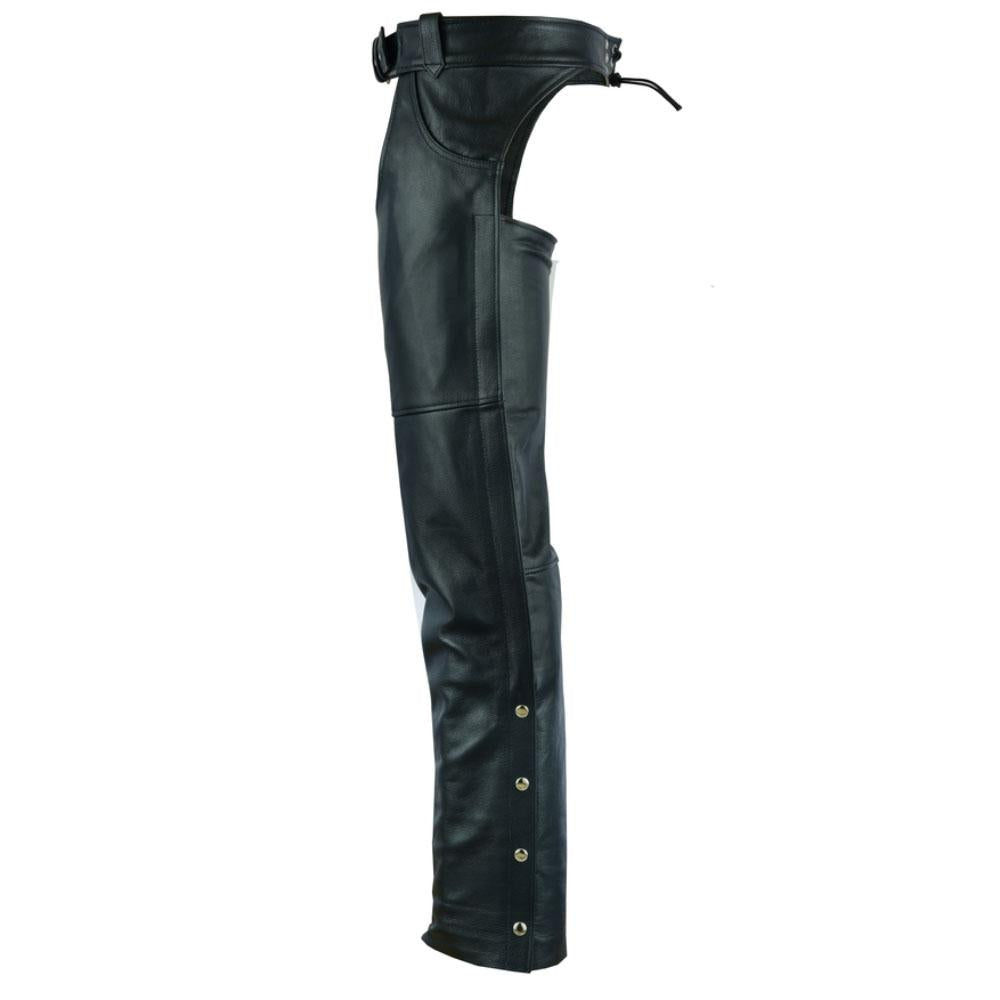 Vance Leather Levi Style Pocket Premium Leather Chaps