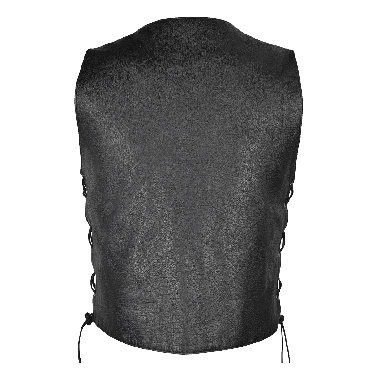 Vance Leather Premium Cowhide Vest with Buffalo Nickel Snaps and Gun Pocket